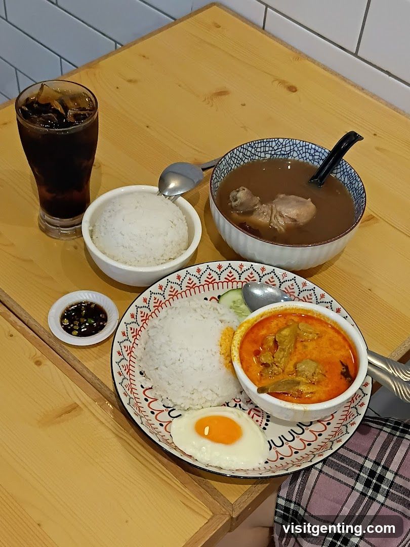 Food on wooden table