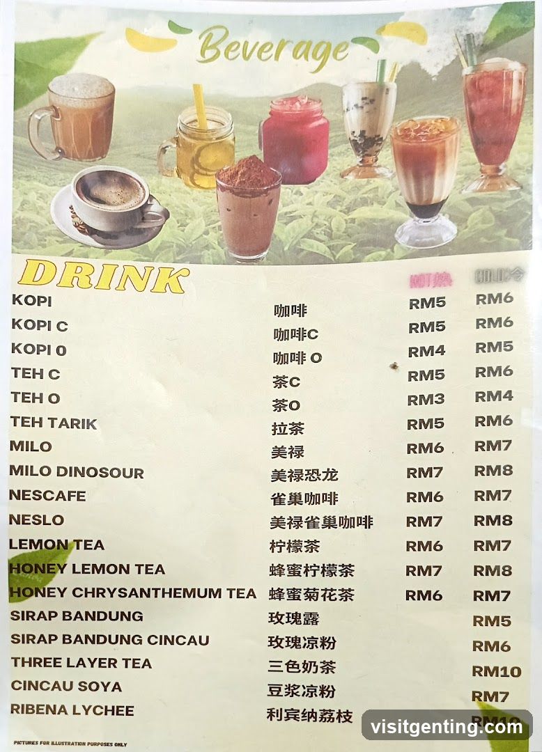 Beverage Menu