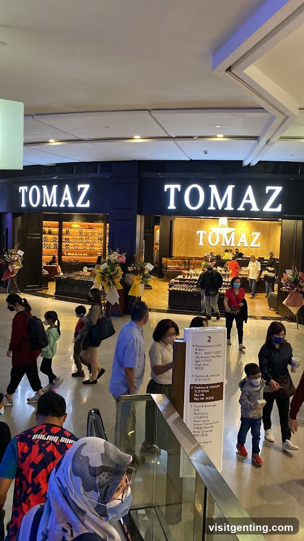 Shopping Mall Interior with TOMAZ Store