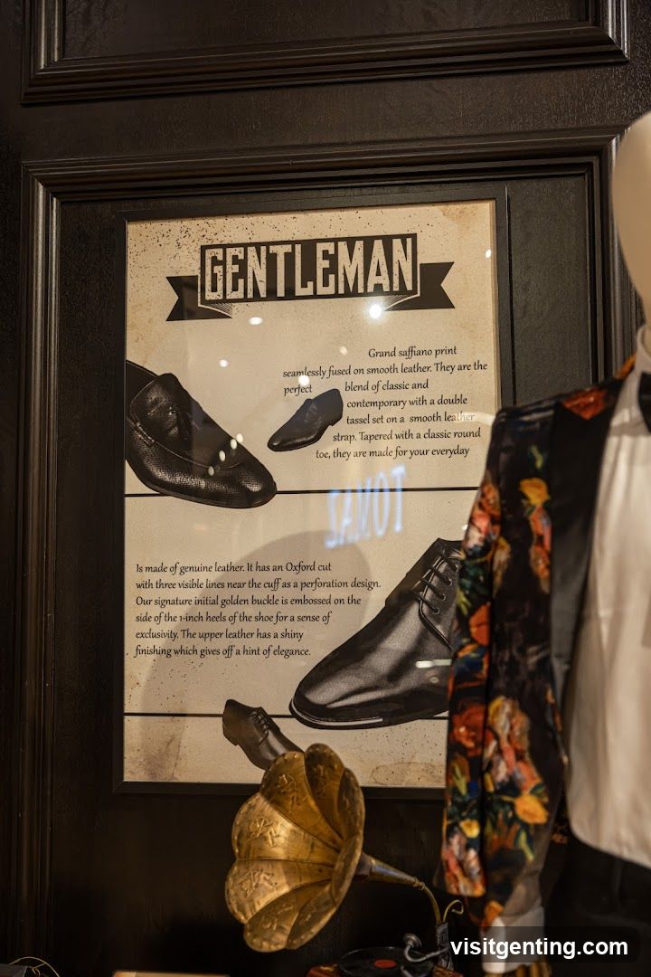 Gentleman Shoe Display