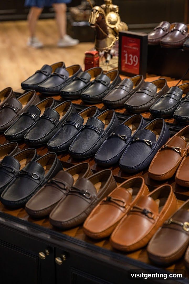 Men's Shoe Display