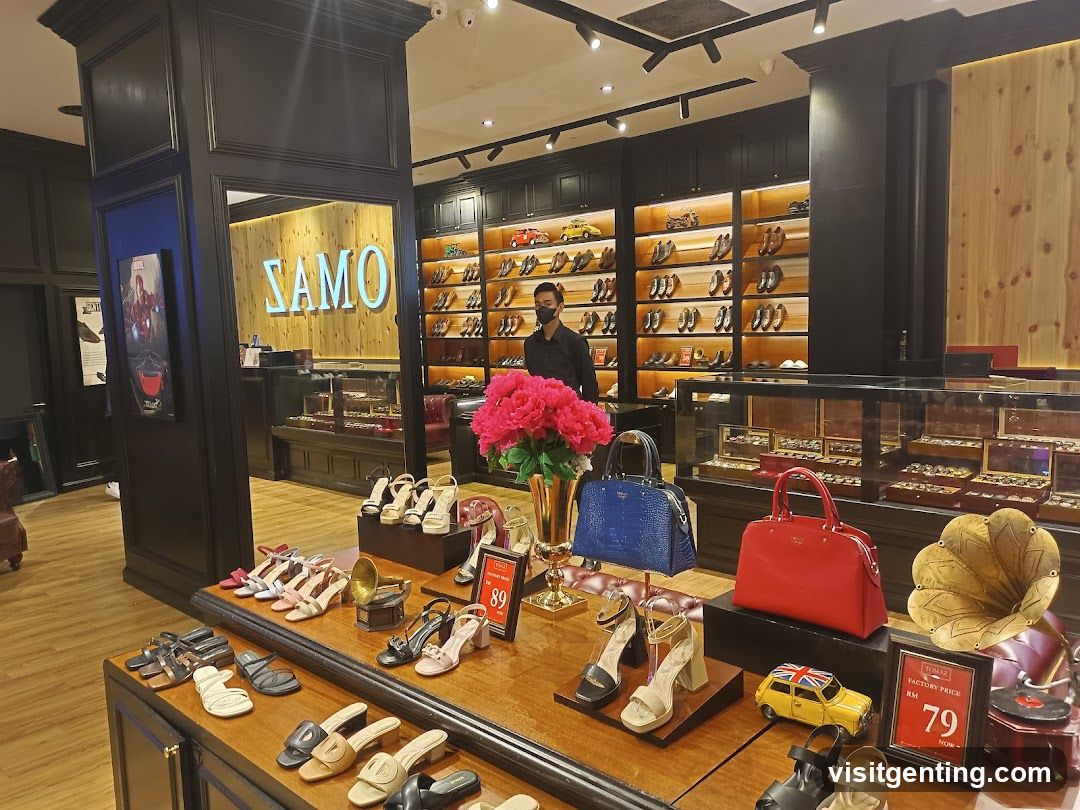 Interior of a retail store
