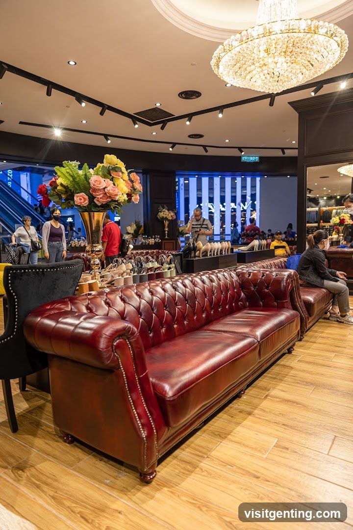 Interior of a retail store