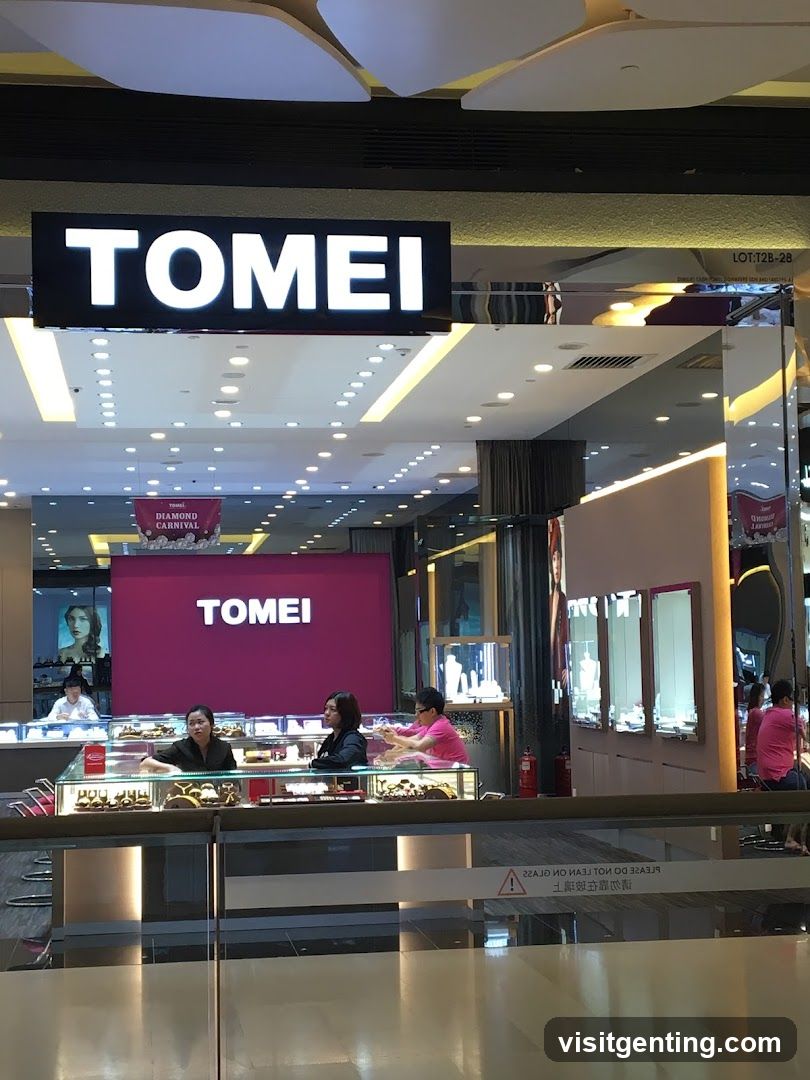 TOMEI Storefront Interior