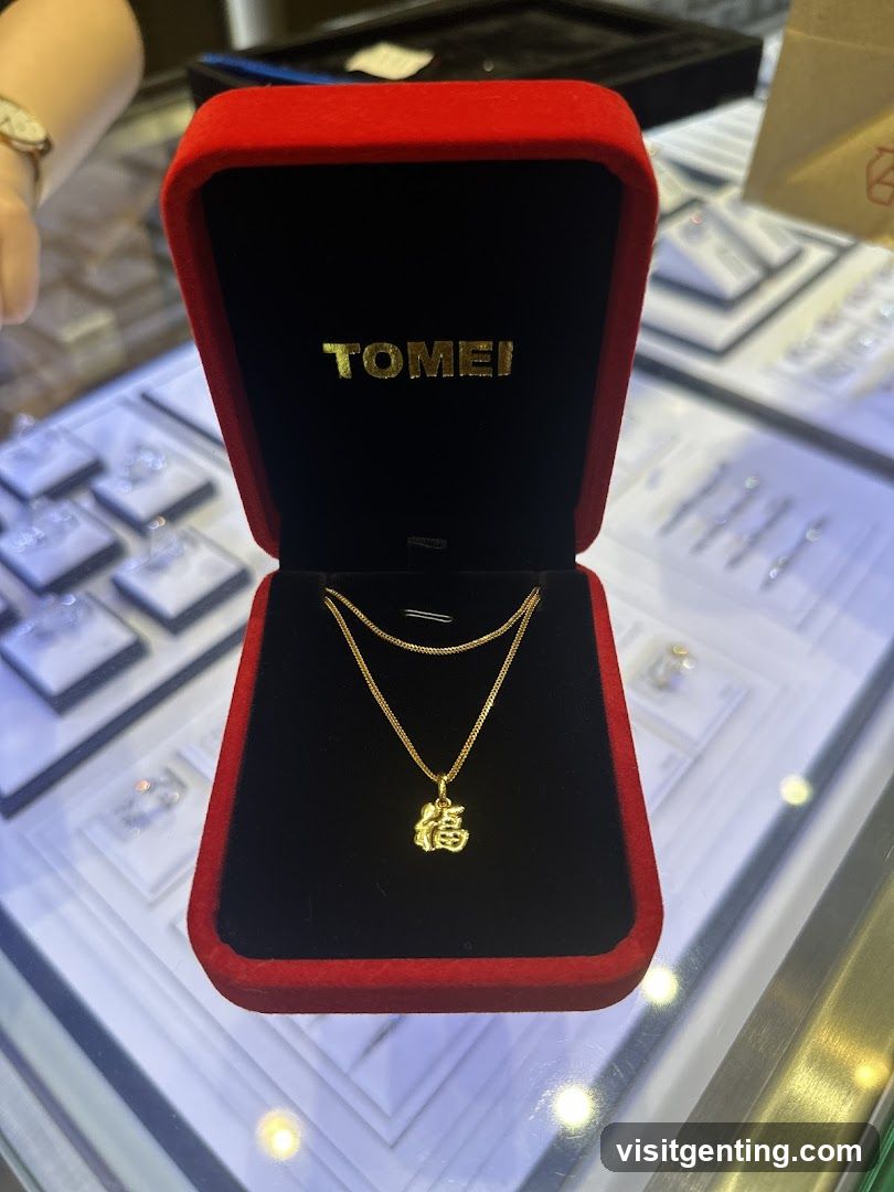 TOMEI Jewelry Display