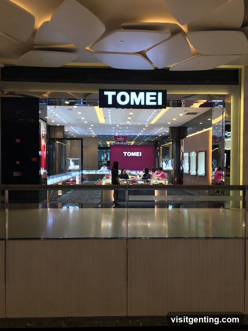 TOMEI Storefront Interior View