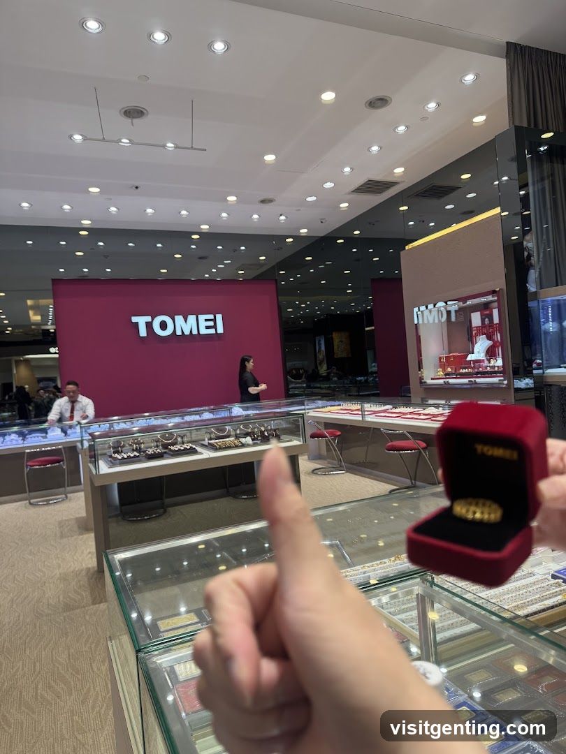 TOMEI Jewelry Store Interior