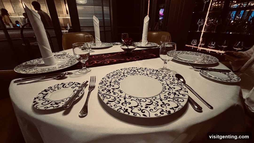 Restaurant Interior Table Setting