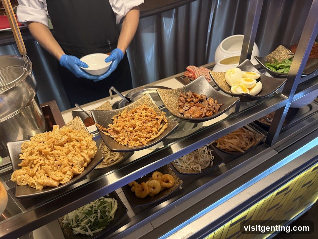 Restaurant buffet station