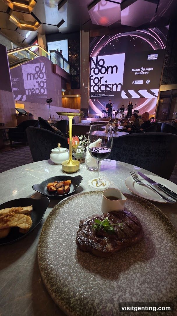 Restaurant Interior with Live Event