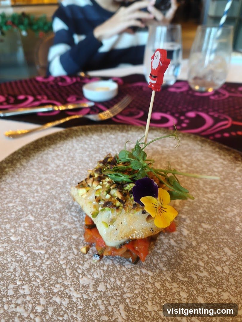 Dinner Plate with Garnish