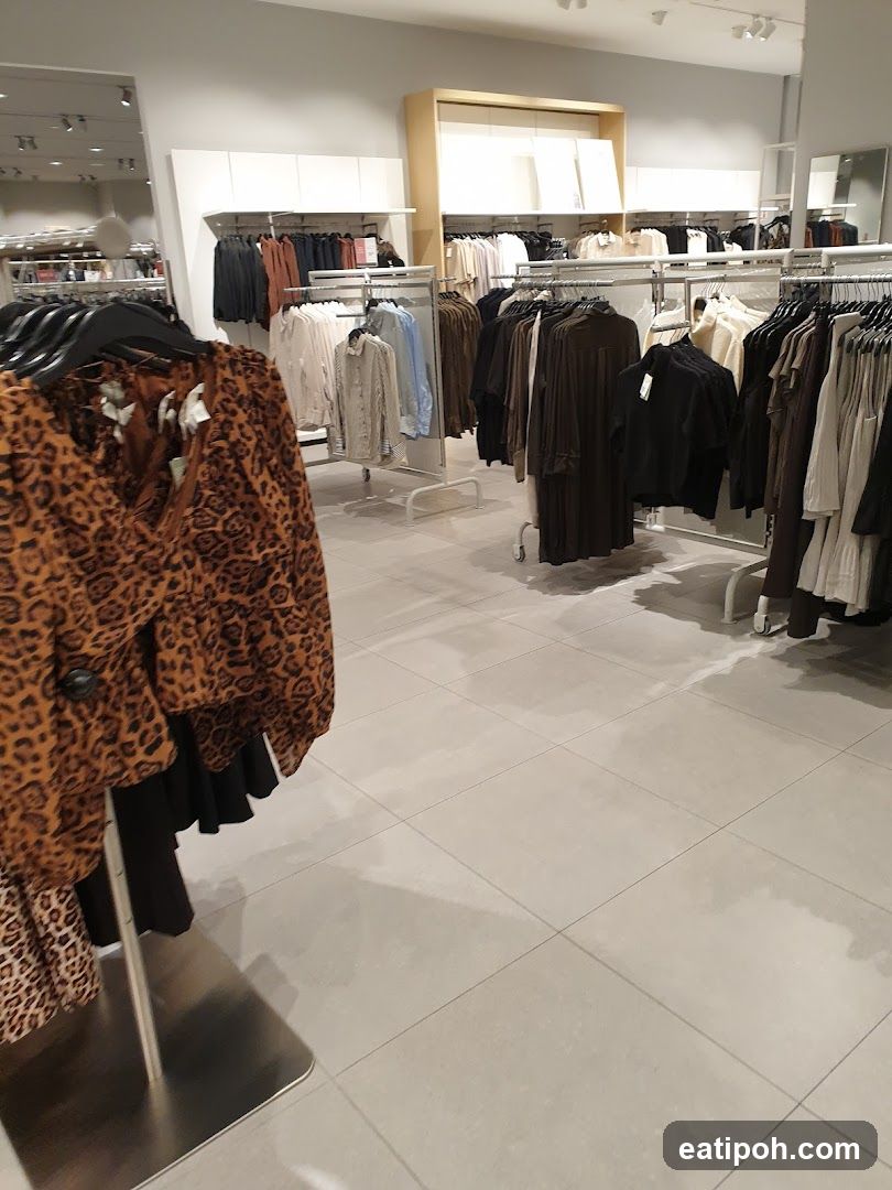 Clothing store interior