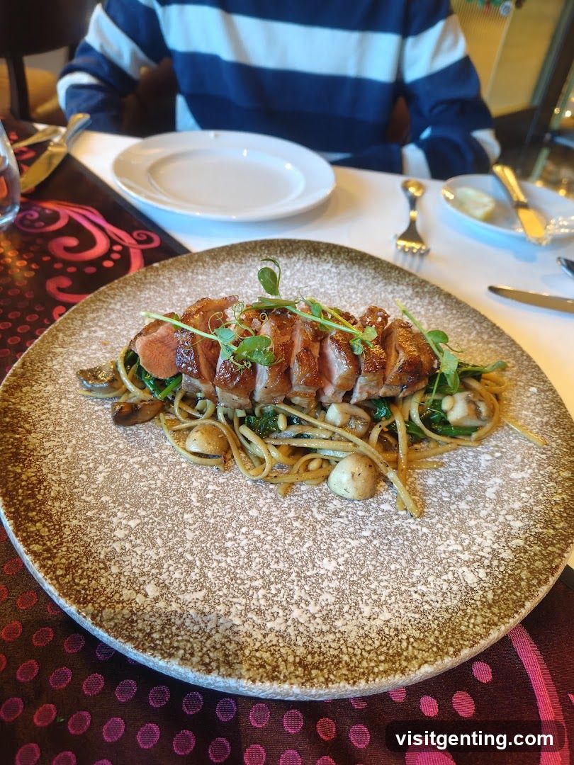 Dinner Plate at Restaurant