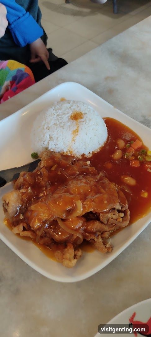 Food served at a restaurant