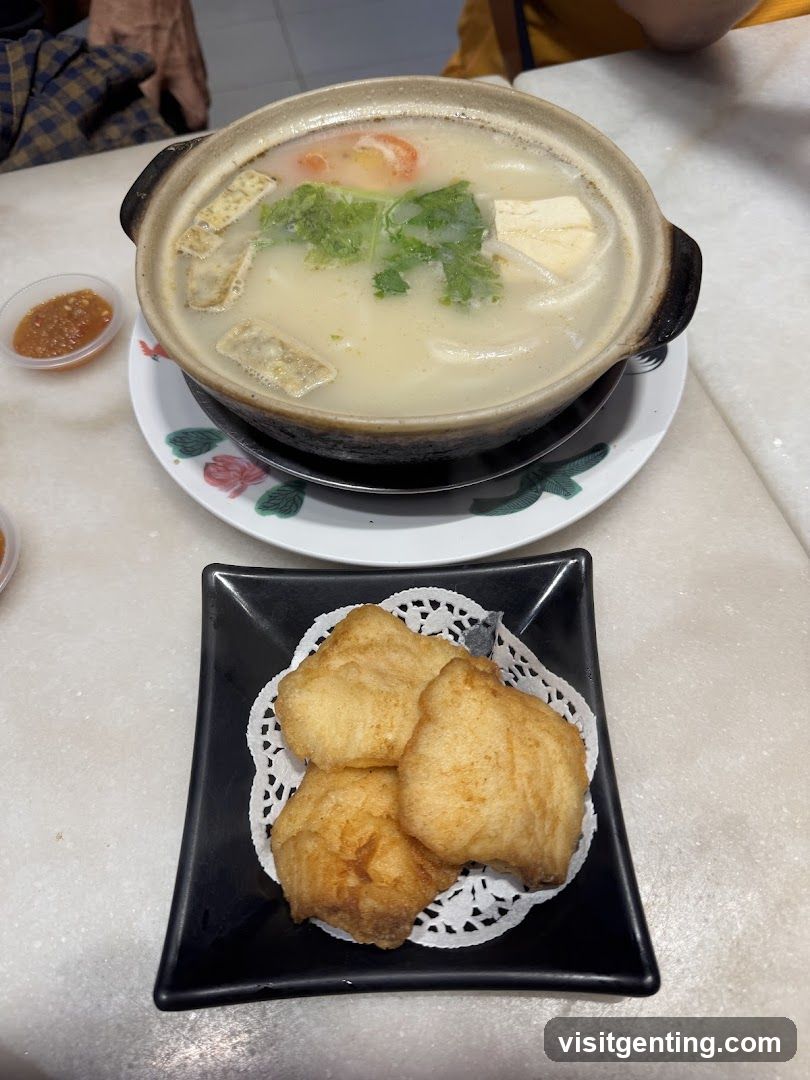 Food served at a restaurant