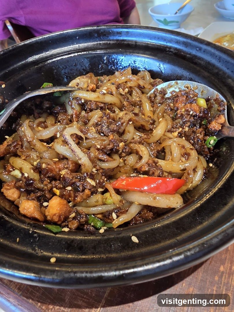 Close-up of a dish in a clay pot