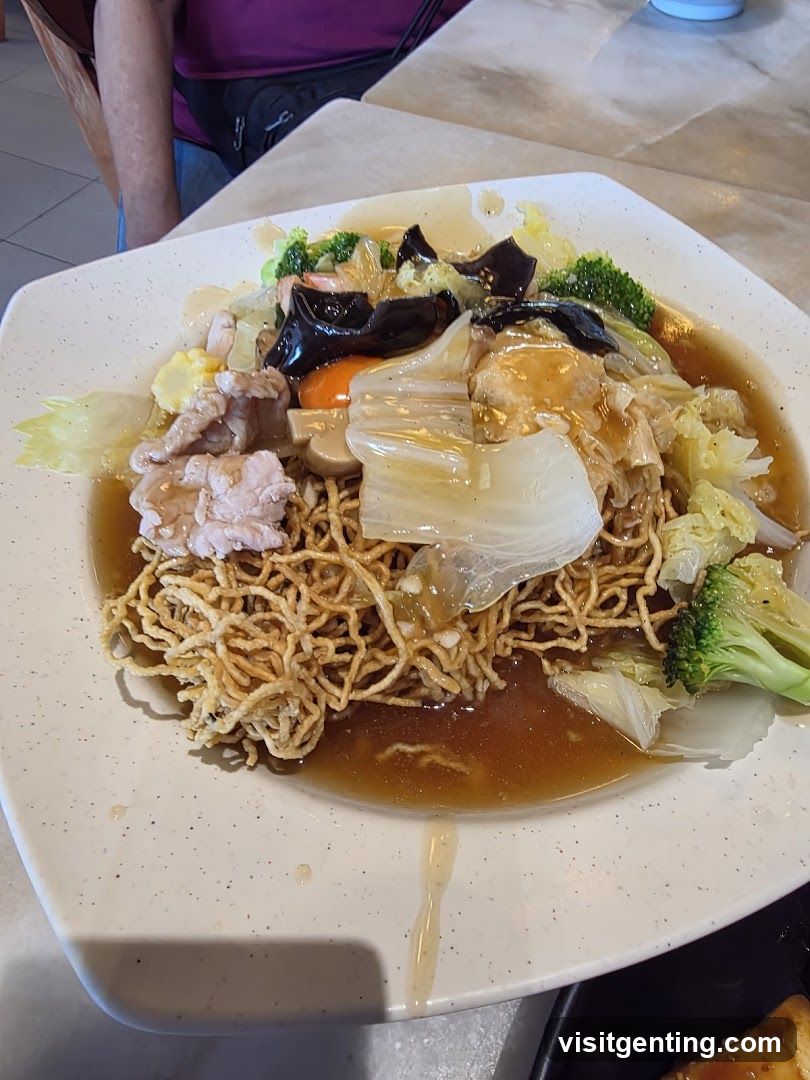 Food dish on plate