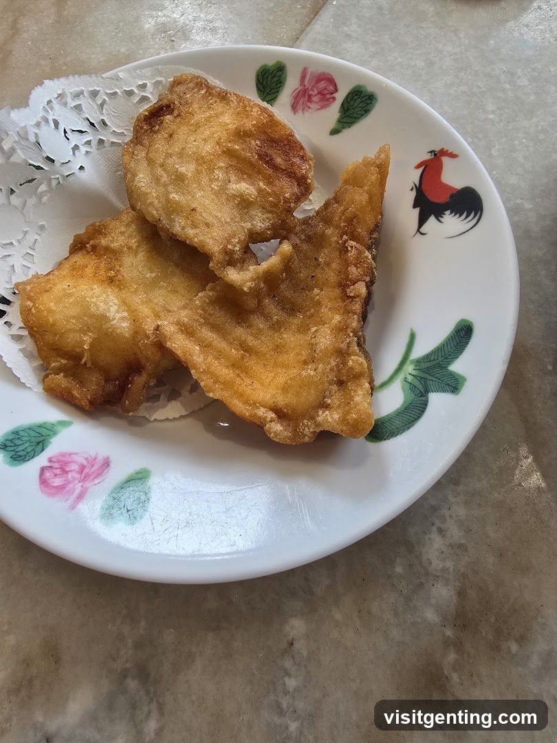 Fried Fish on Plate