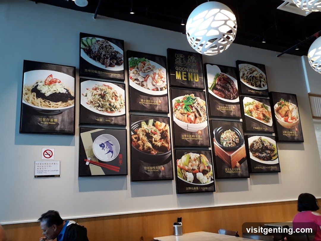 Restaurant Interior Wall Display
