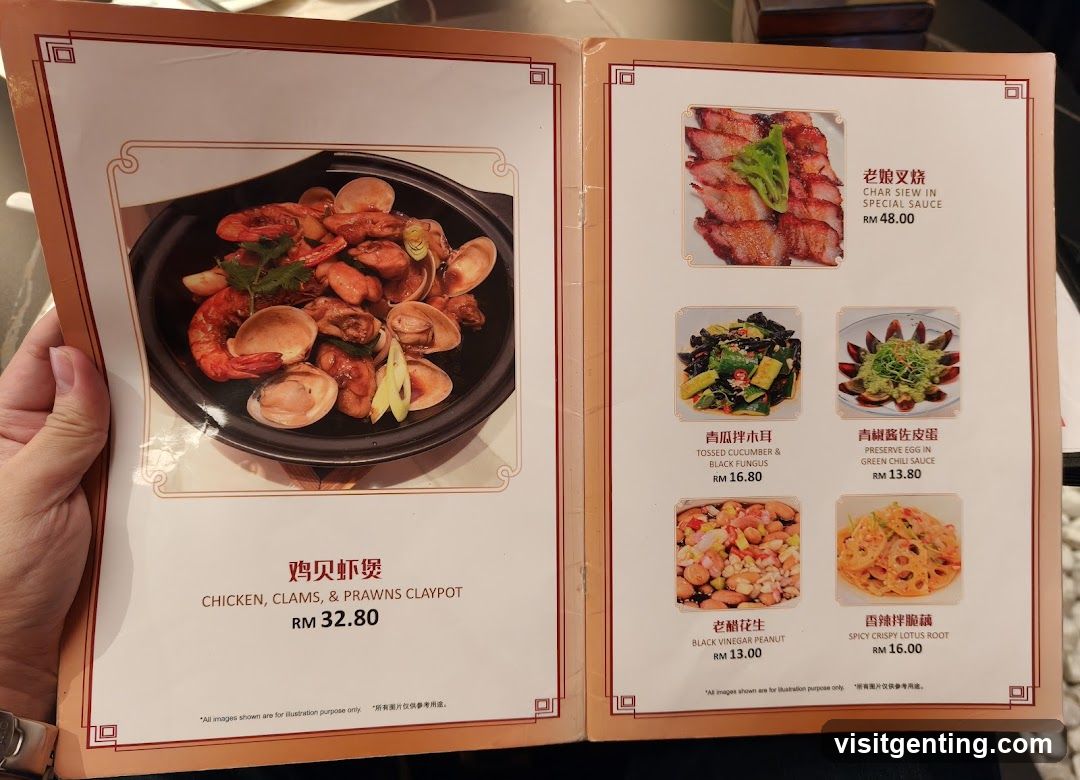 Restaurant Menu Page