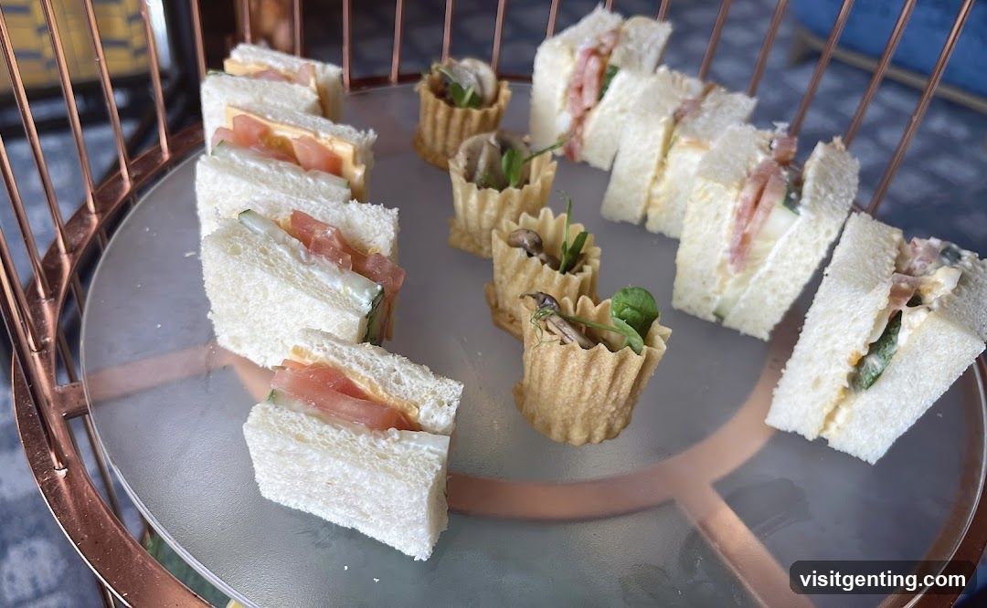 Sandwiches and Appetizers on Display