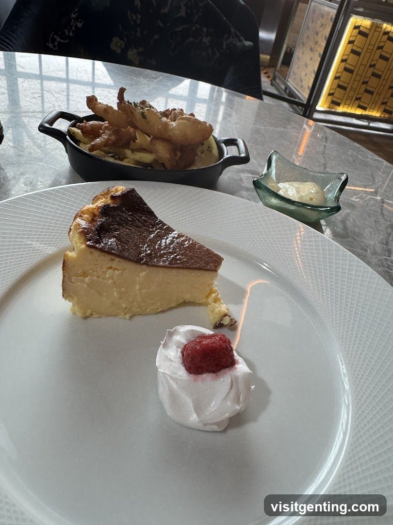Dining Table with Dessert and Side Dish