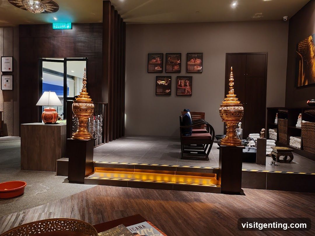 Interior of a wellness or spa facility