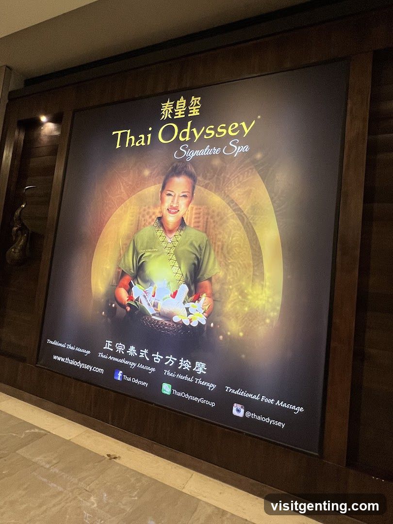 Thai Odyssey Signature Spa Advertisement