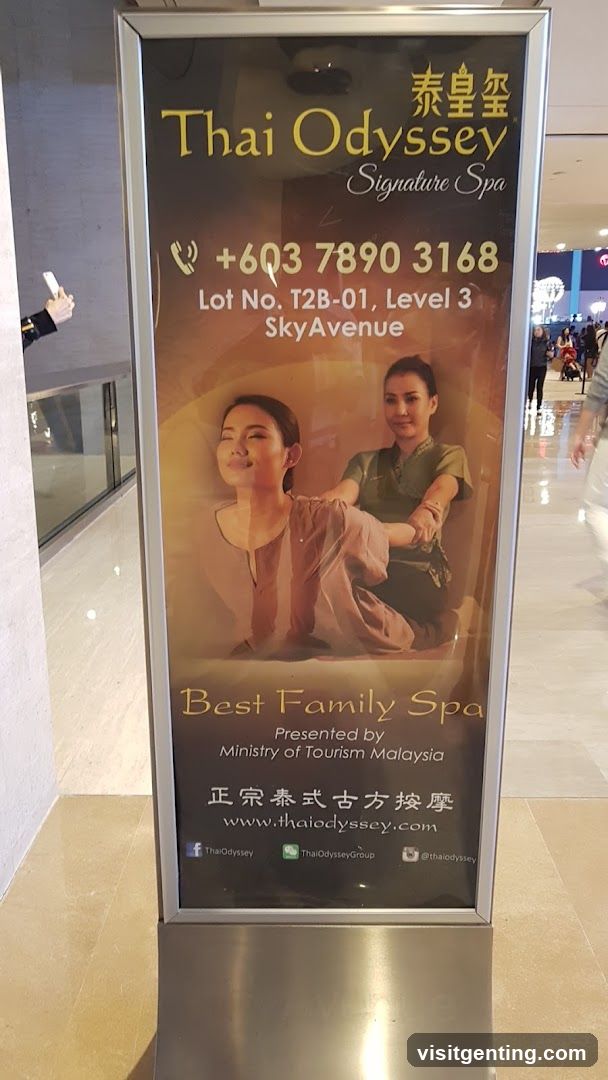 Thai Odyssey Signature Spa Advertisement