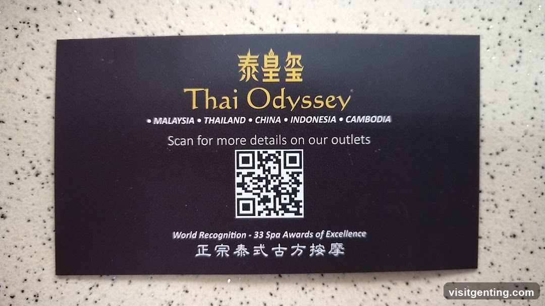 Thai Odyssey promotional card