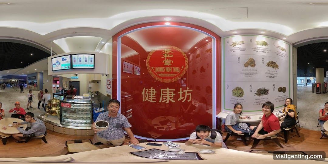 Interior of a health tea shop