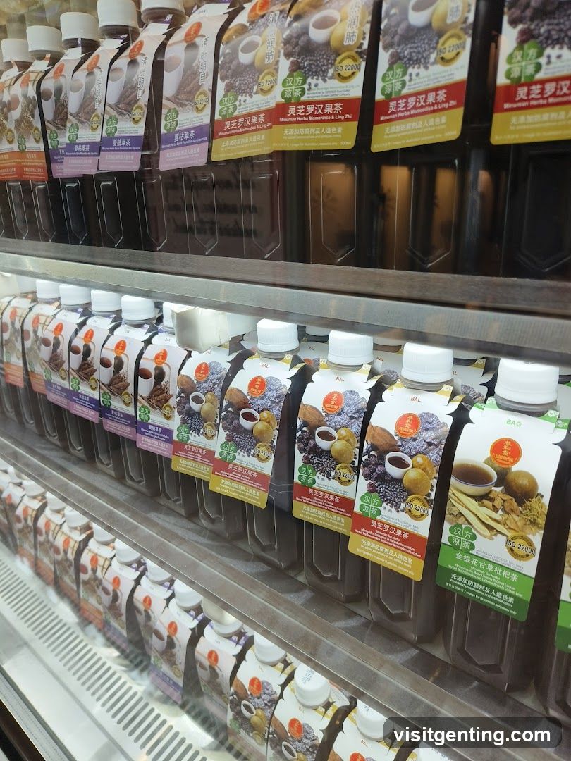 Shelf of Herbal Teas