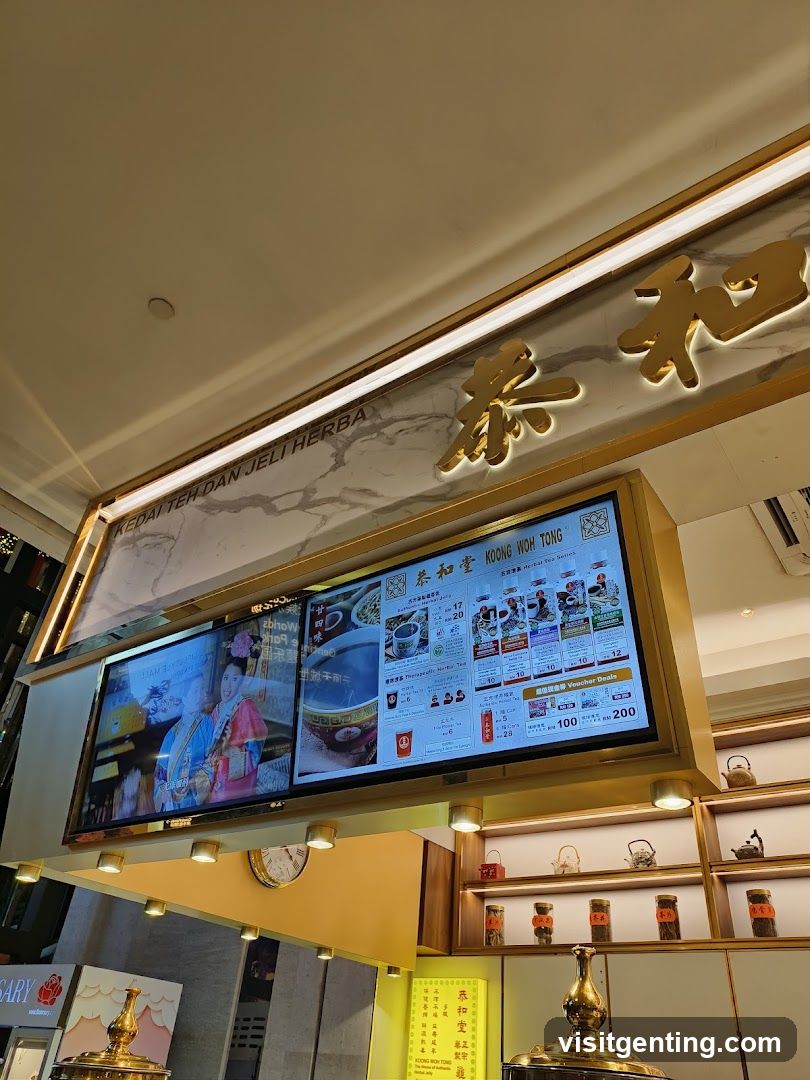 Tea Shop Interior Display
