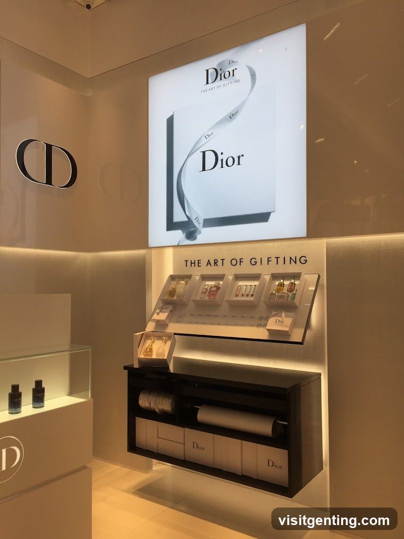 Dior Gift Display