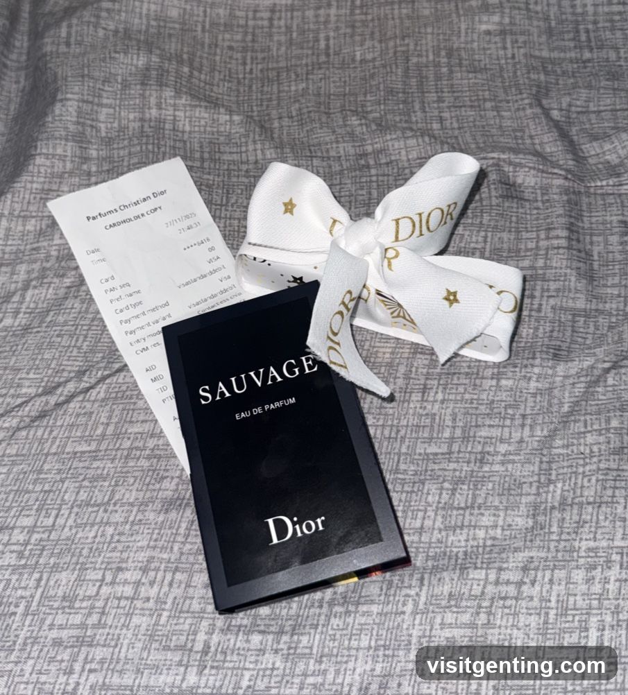 Dior Sauvage Eau de Parfum Packaging