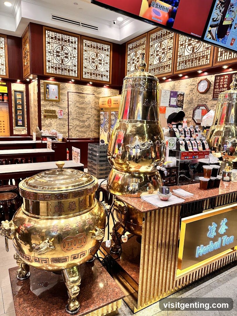 Herbal Tea Shop Interior