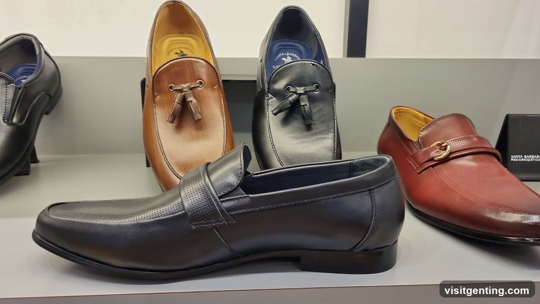 Leather Shoes Display