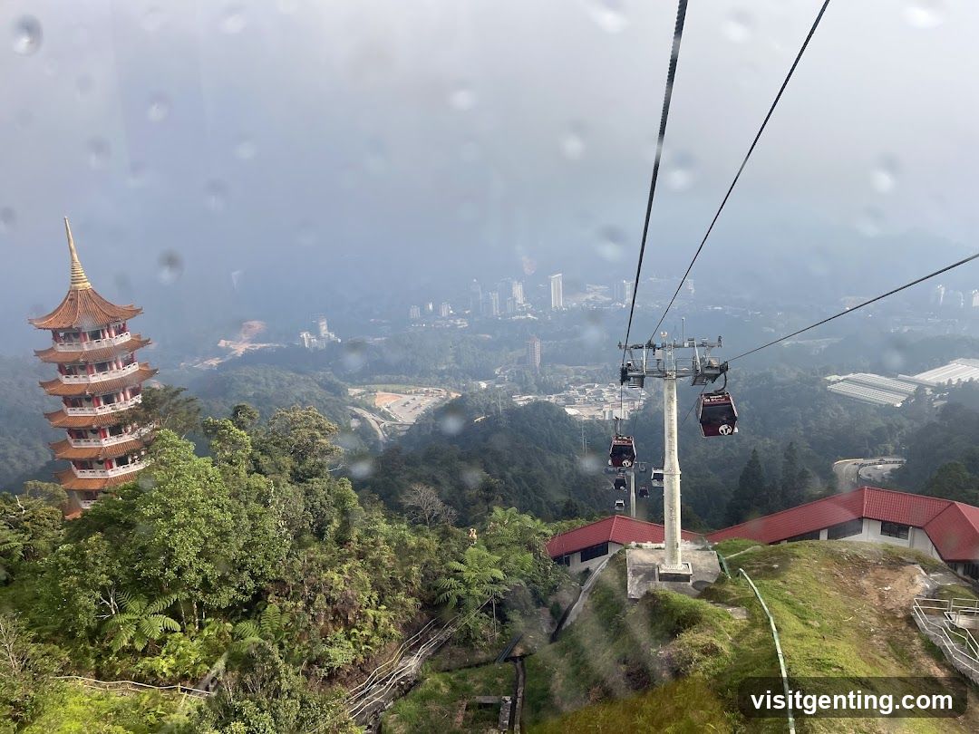 Cable car view from Mount Bukit Bendera