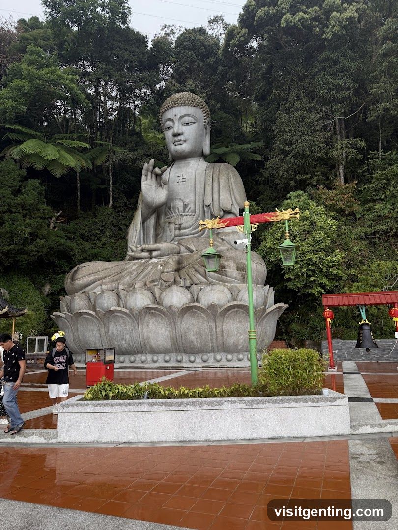 Buddha Statue at Temple Complex