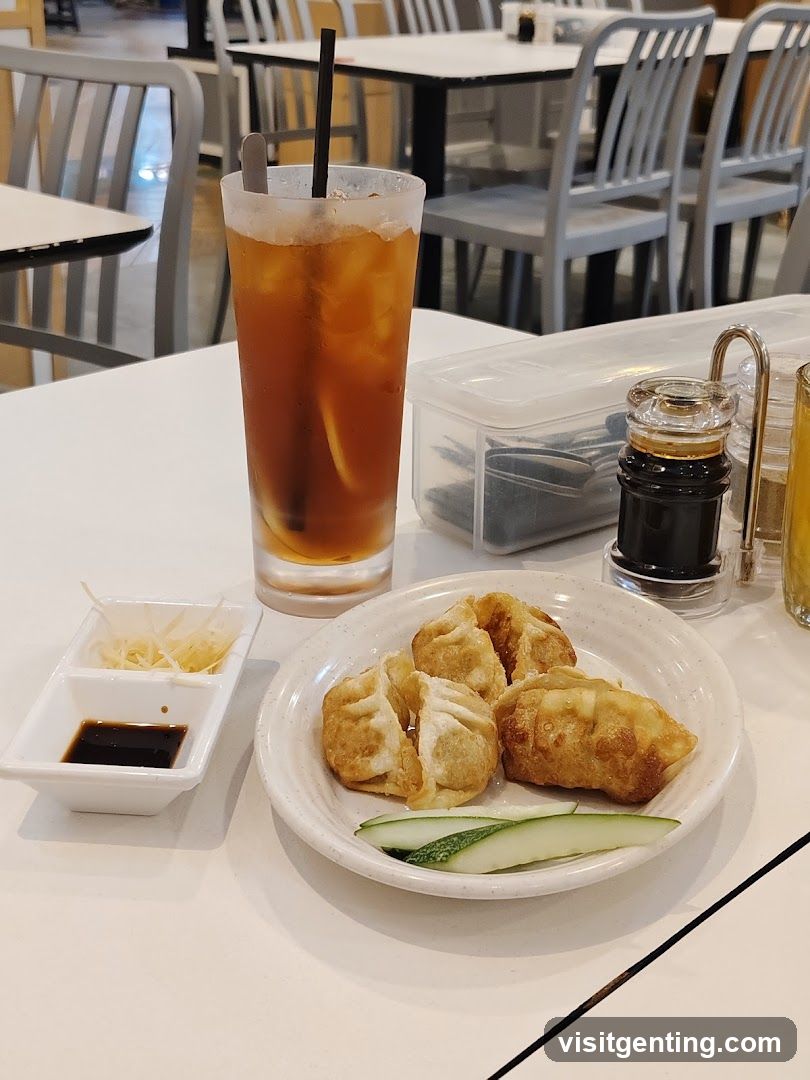 Dining Table with Food and Drink