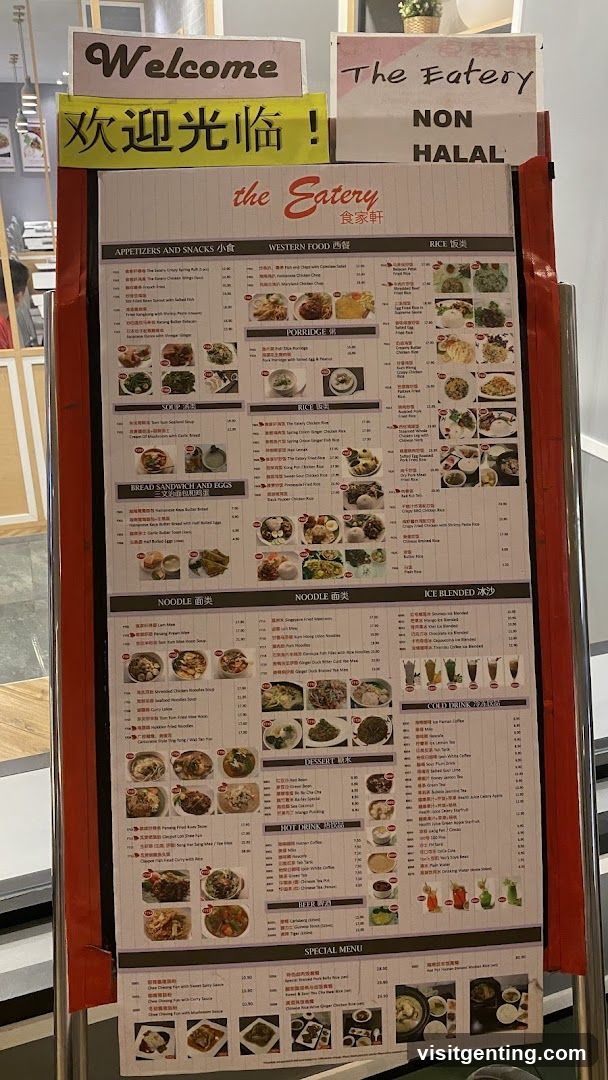 The Eatery Menu Board