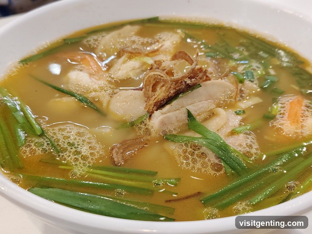 Soup in a bowl