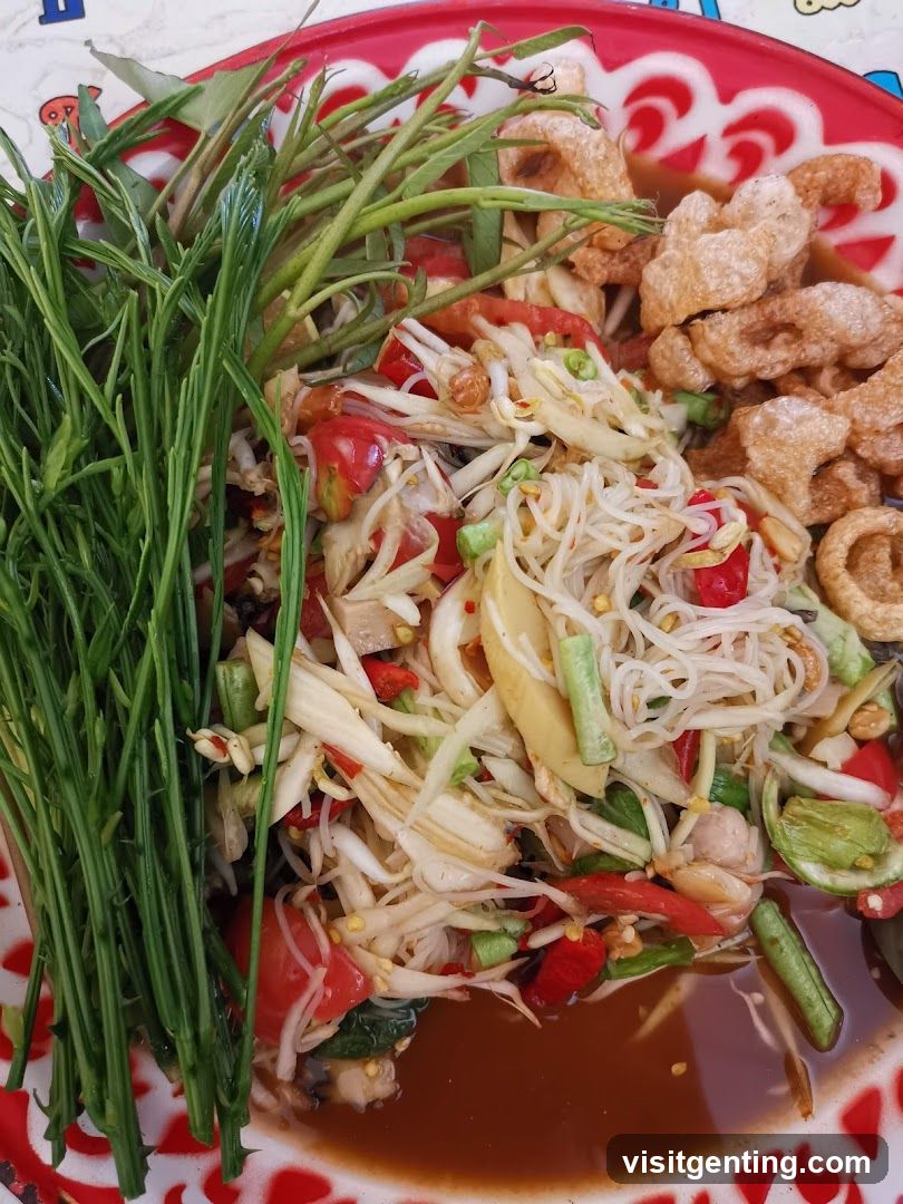 Thai salad dish