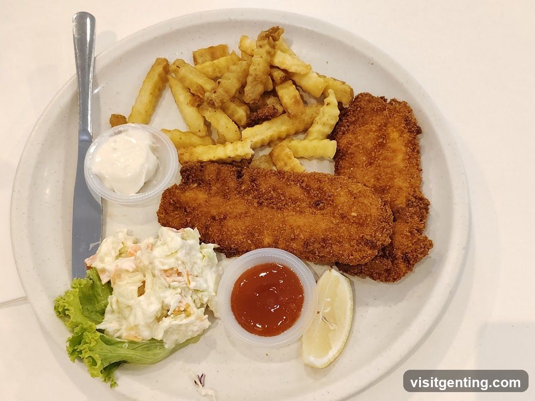 Fish and Chips Plate