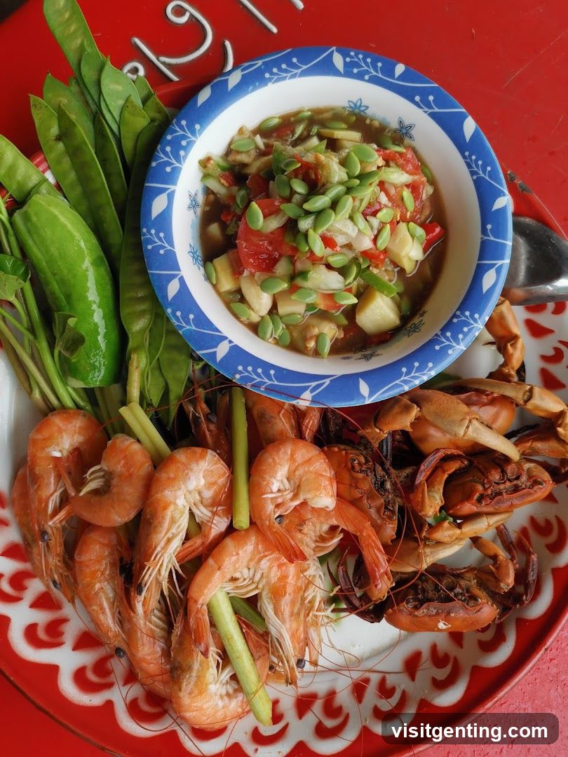 Seafood Plate with Side Dish
