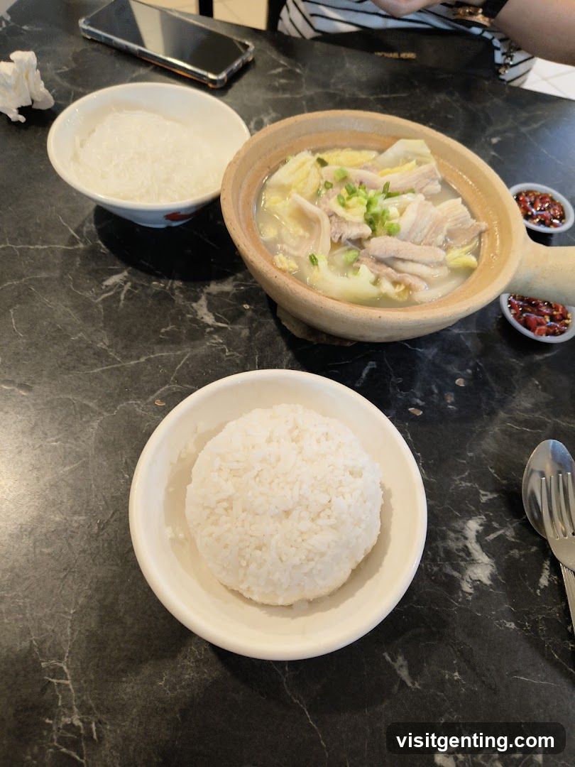 Dining Table with Food