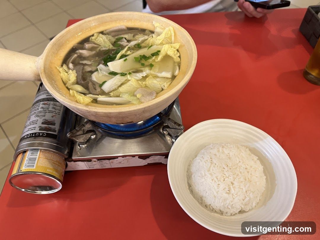 Food served at a restaurant