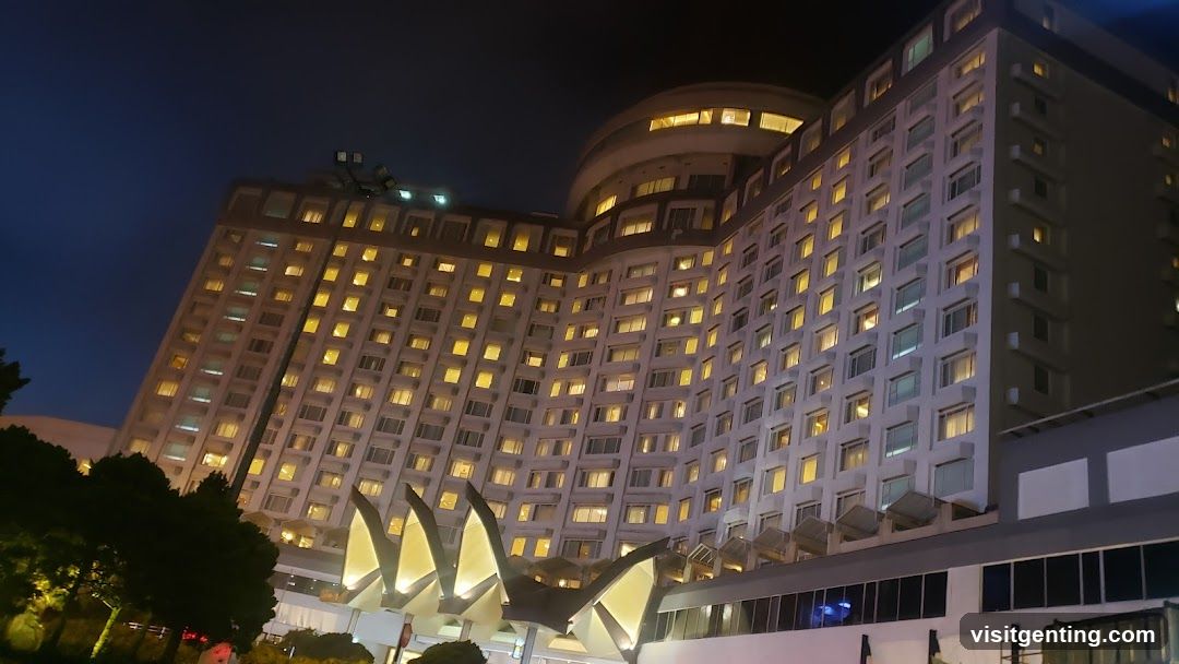 Nighttime Hotel Exterior