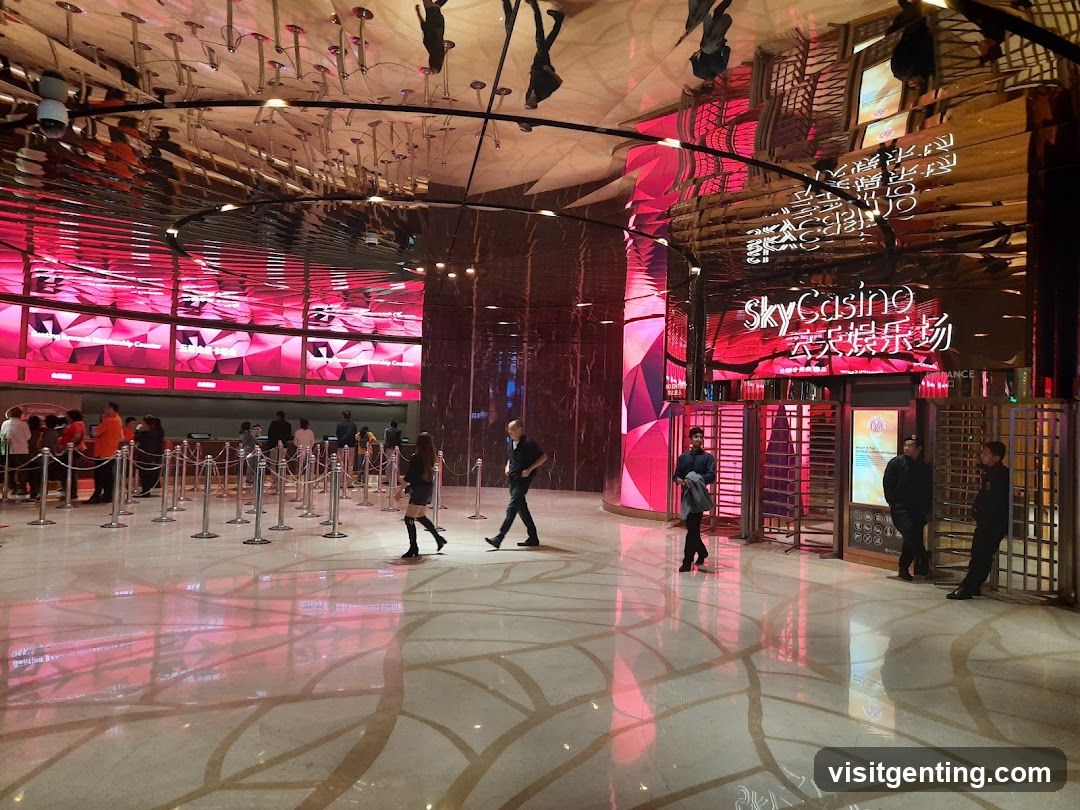 SkyCasino Entrance Lobby