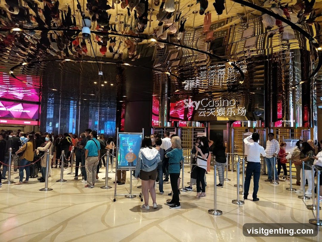 SkyCasino Entrance Area